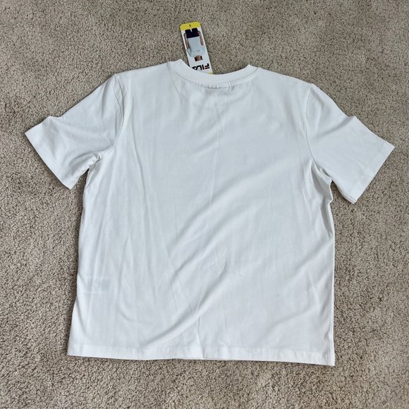 Fila Shirt Womens Size Small S White Tee Short Sleeve Running Athletic NWT - Picture 8 of 8